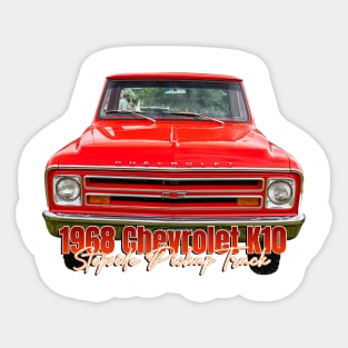 1968 Chevrolet K10 Stepside Pickup Truck Sticker